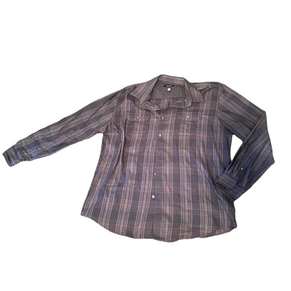 Van Heusen Other - Van Heusen blue striped button up